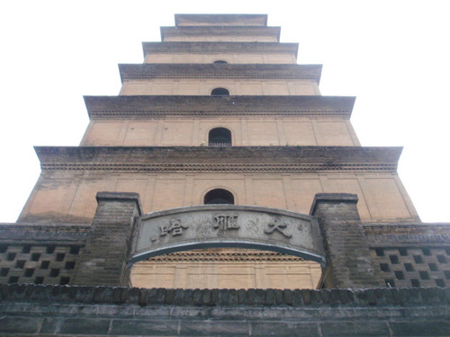 Different Buddhist Temple Tower Views.
